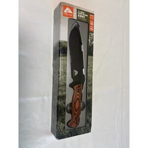 New Ozark Trail Pakkawood Handle High Carbon Steel 11''Fixed Blade Hunting Knife